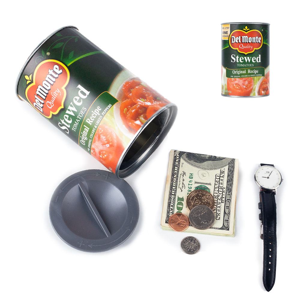 Hidden Safe Compartment Diversion Safe Can  Secret Stash Hiding Container, Kitchen Cupboard Hide Cash & Valuables