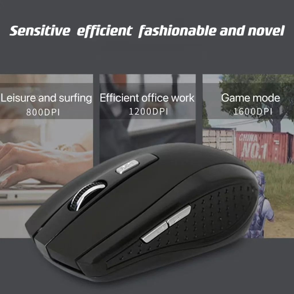 Ergonomic 2.4G Wireless Optical Mouse