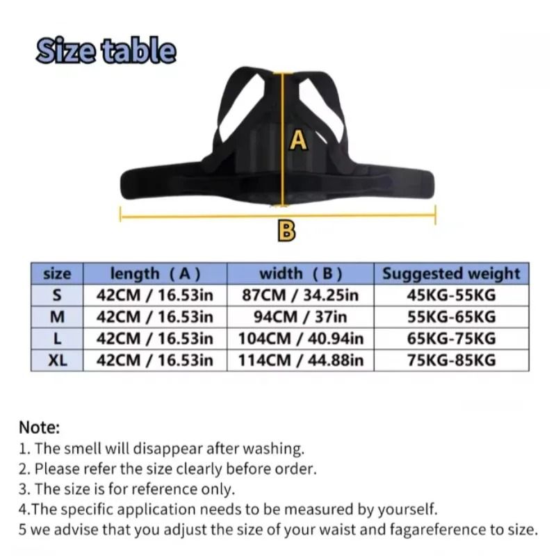 Medical Grade Full Back Spine Realignment Brace