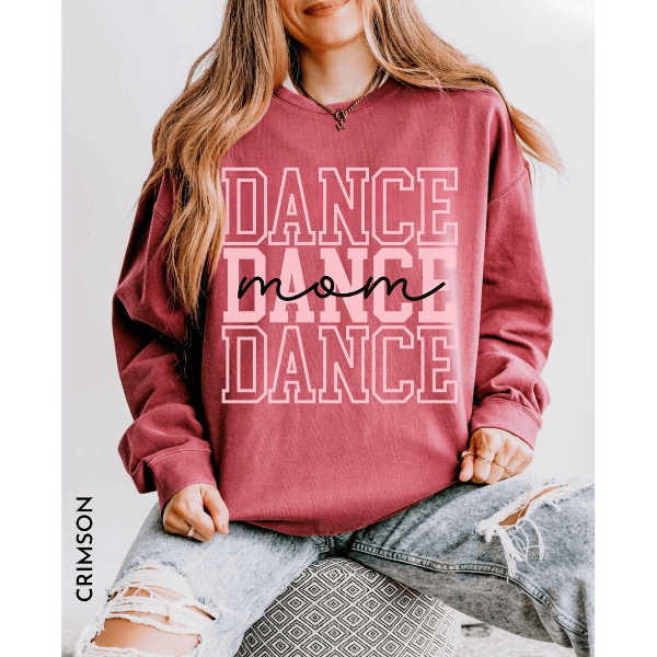 Comfort Colors Dance Mom Shirt Personalized Ballet Competition Season Tee Gift