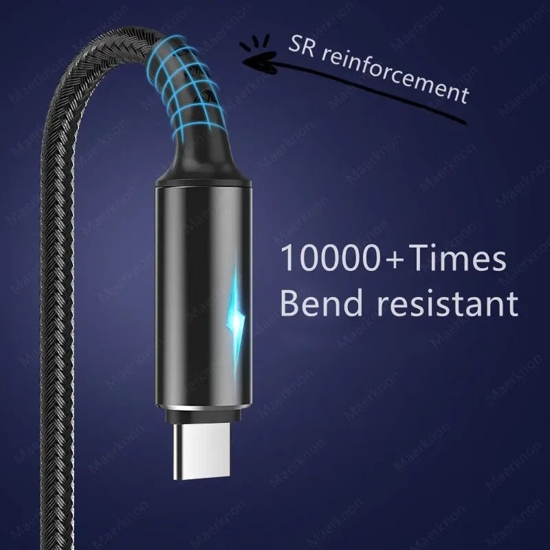 5A High Current Quick Charge USB Charging and Data Cable