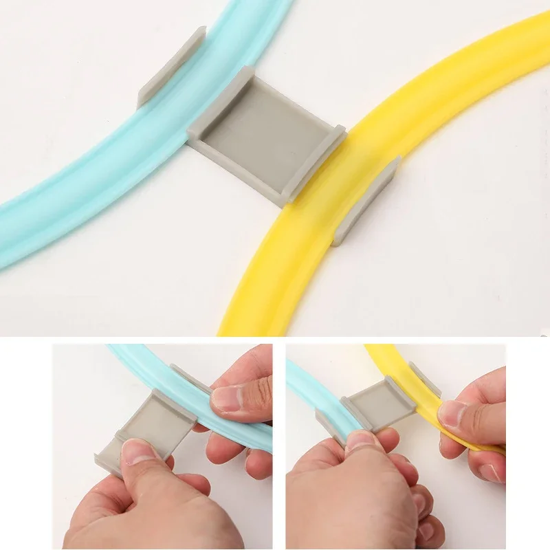 Hoops Outdoor Funny Physical Training Sport Lattice Jump Ring Set with Connectors for Park Football Training Supplies