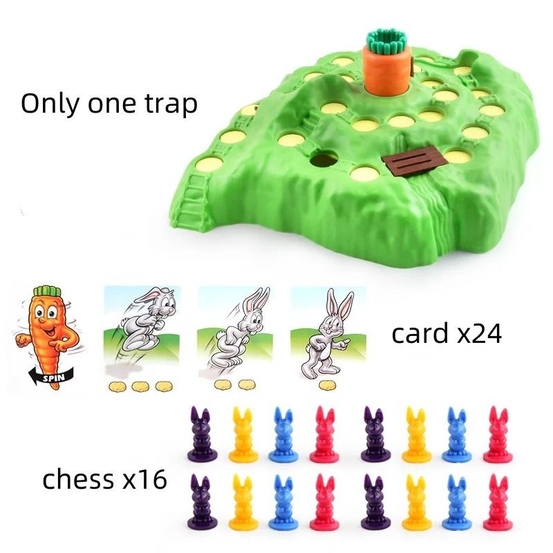 Rabbit and Turtle Board Game Interactive Multiplayer Racing Game for Kids