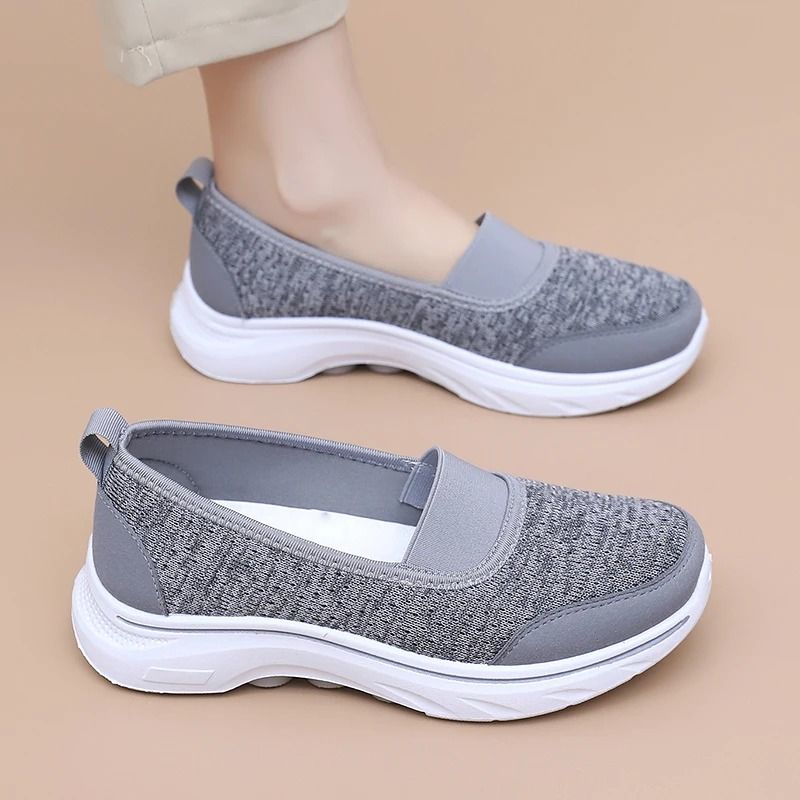 Womens Summer Breathable Mesh Flat Shoes