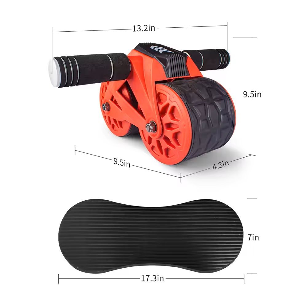 Ab Wheel Roller with Automatic Rebound and Intelligent Display