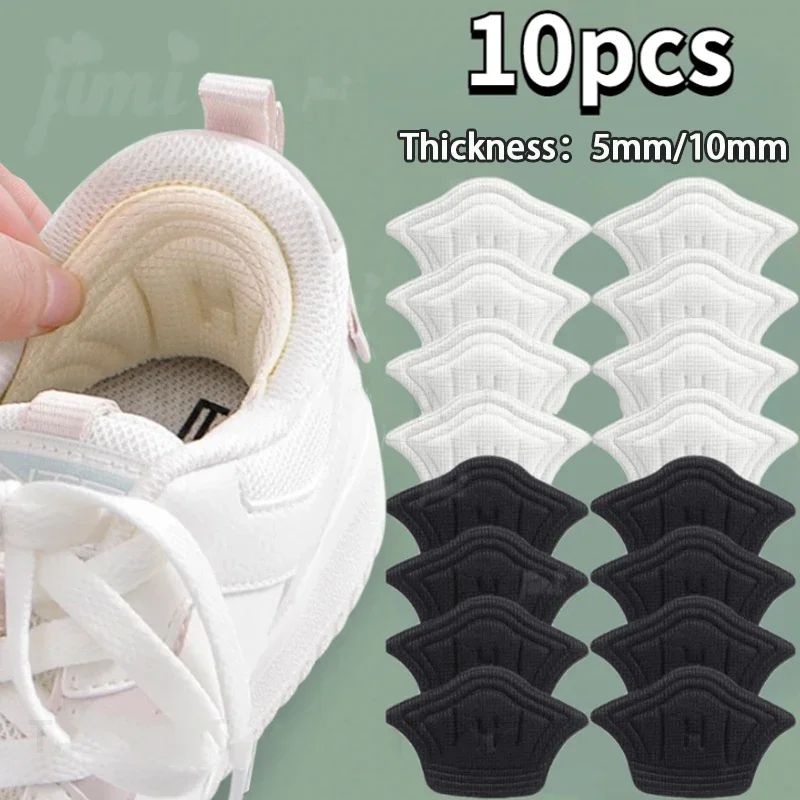 Adjustable Heel Pads for Shoes, Cushioned Shoe Heel Grips 5-Pair Set