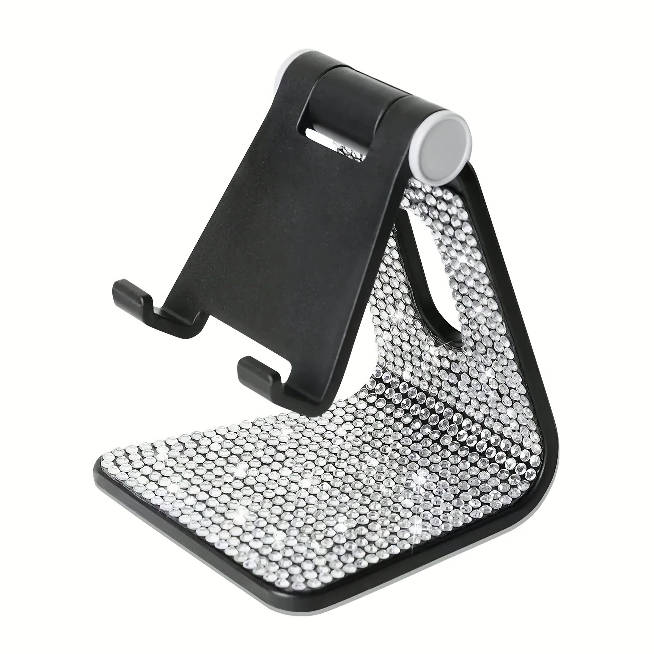 Mobile and Tablet Compatible Sparkling Diamond Phone Stand Desktop Stand