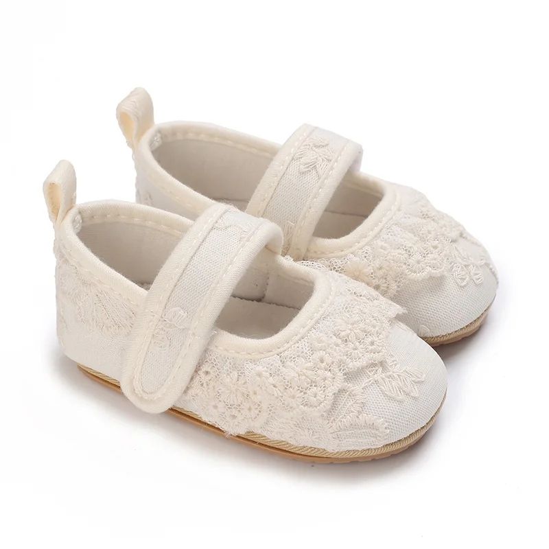 Elegant Lace Tassel Baby Princess Shoes for Newborn Girls
