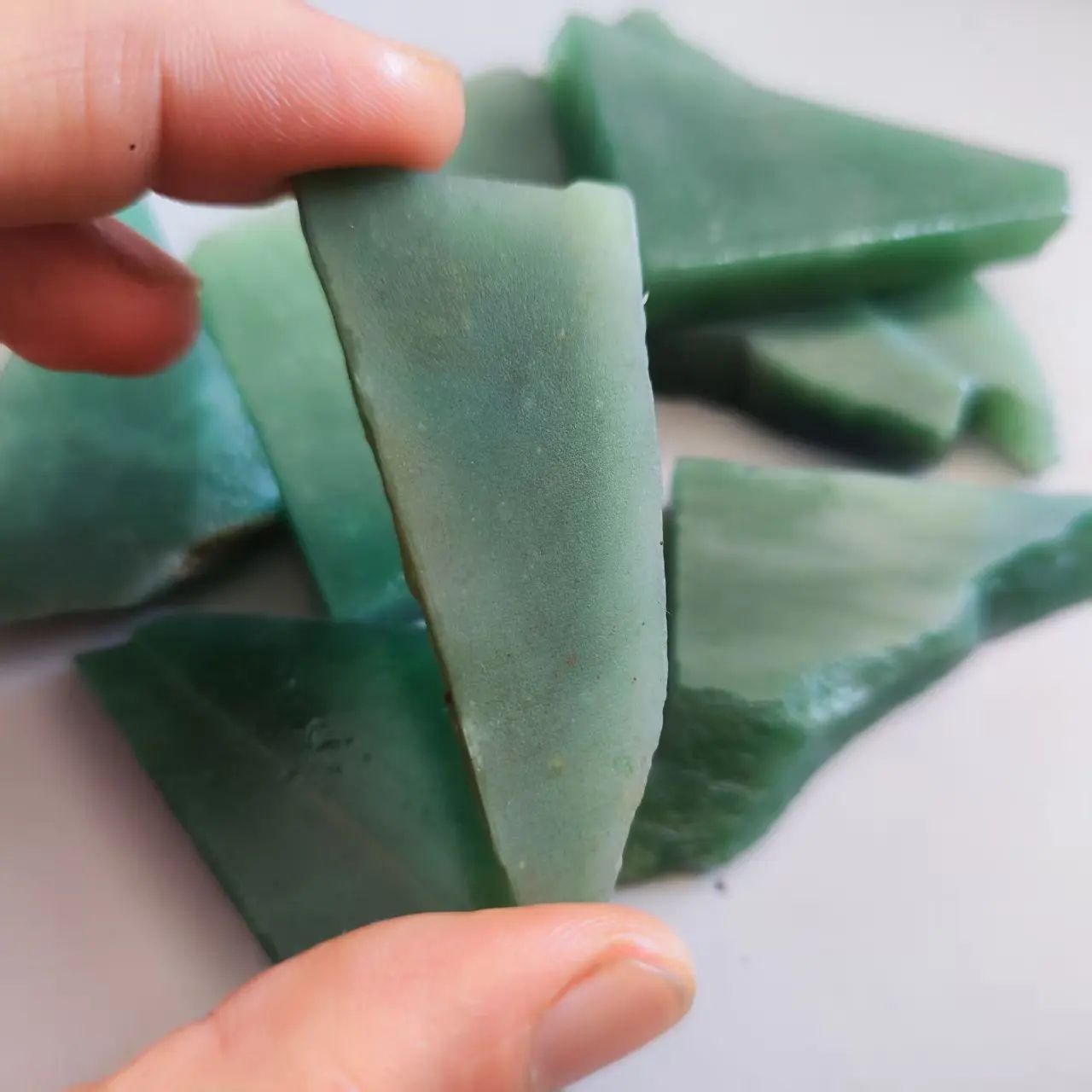 Premium Natural Jadeite Stone – Raw Green Jade Crystal for Decor & Collection