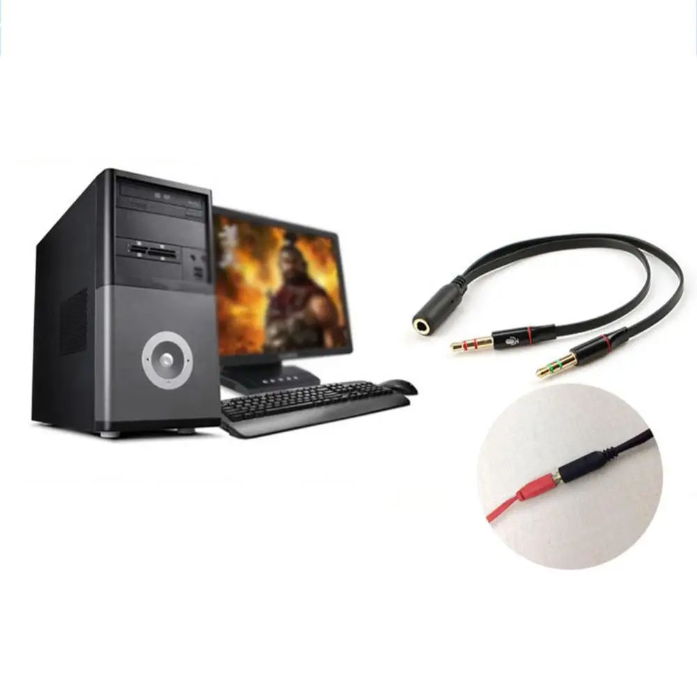 35mm Headphone Audio Splitter Adapter