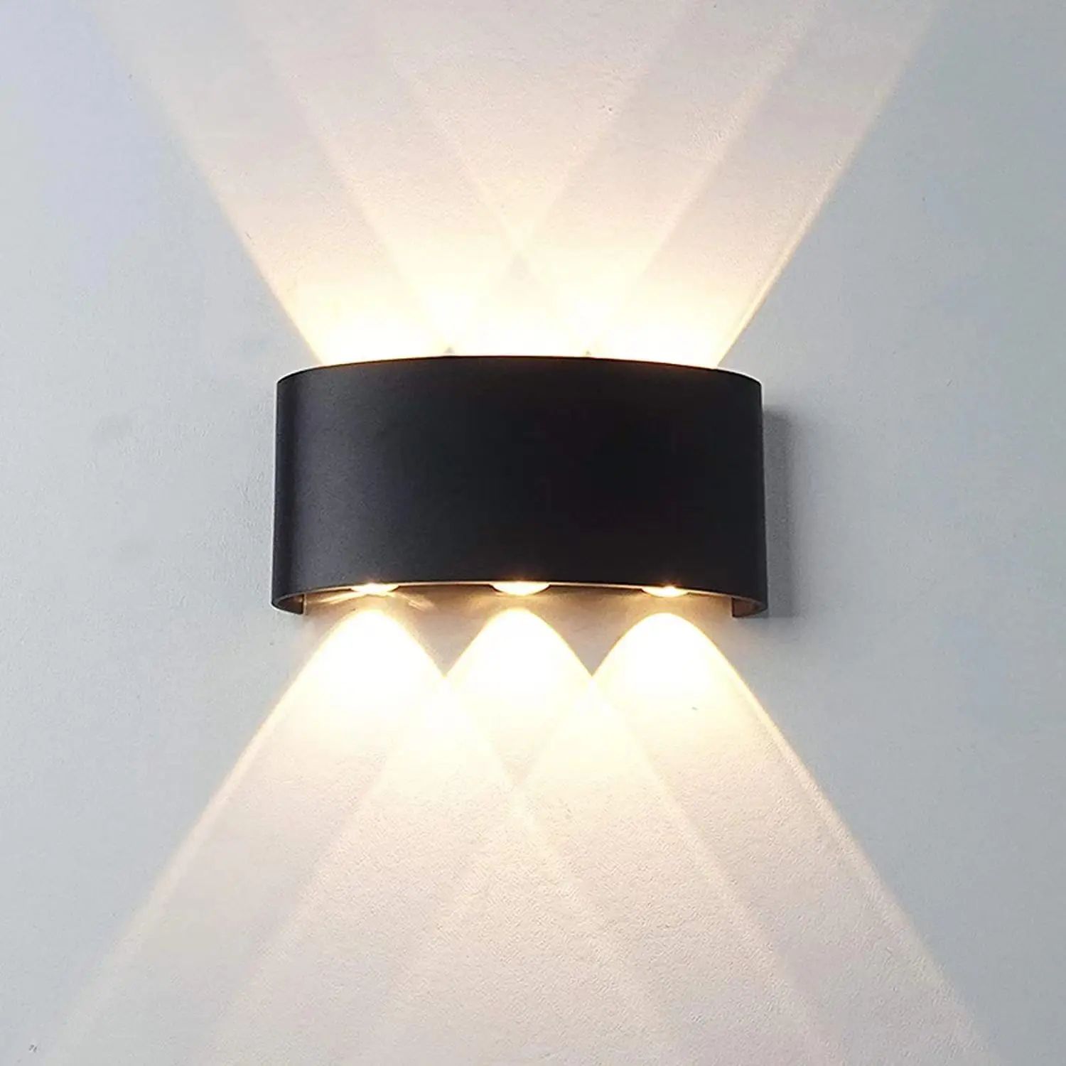 Modern LED Up Down Wall Sconce – Waterproof Indoor Outdoor Accent Light