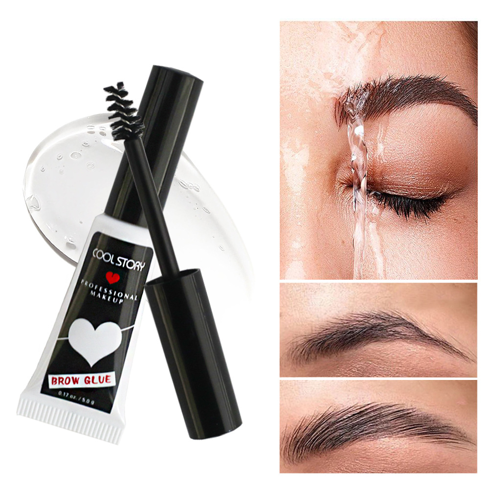 Eyebrow Shaping Gel Transparent, Waterproof Eyebrow Shaping, Gel Natural Long Lasting, 3D Eyebrow Enhancers Beauty
