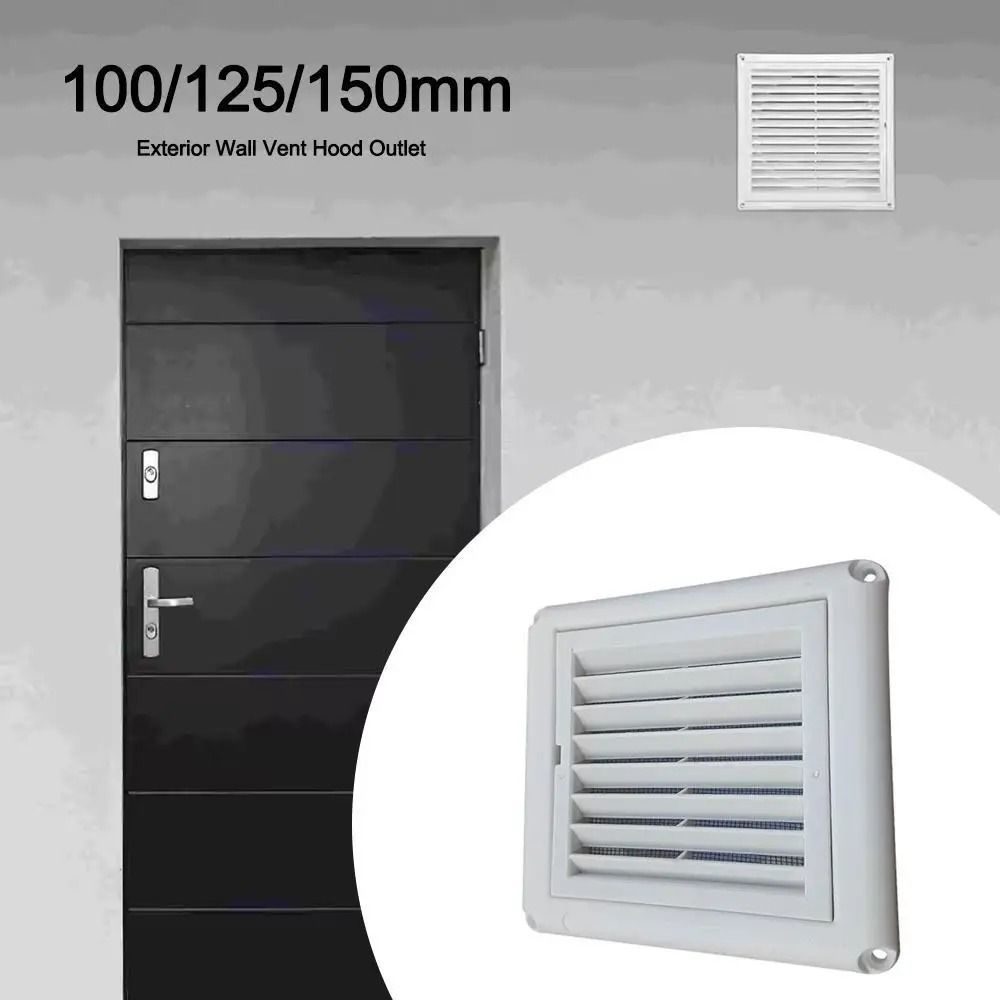 Air Vent Grille Ventilation Cover Adjustable Wall Air Vent Duct Outlet with Flaps