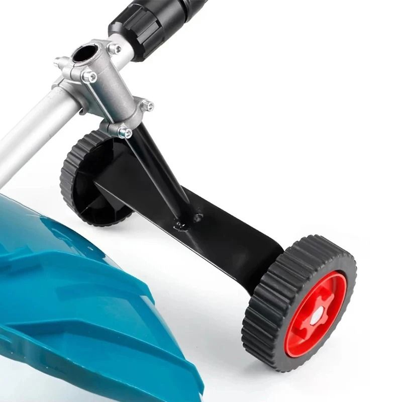 Universal Trimmer Support Wheel Attachment for Effortless Grass Cutting