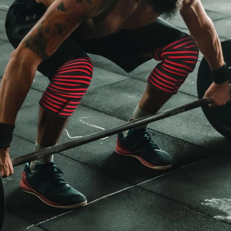 High Tension Competition Grade Weightlifting Knee Wraps