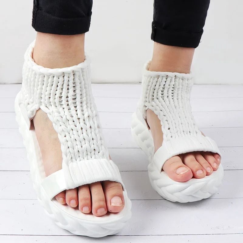 Womens Platform Gladiator Sandals with Thick Heel