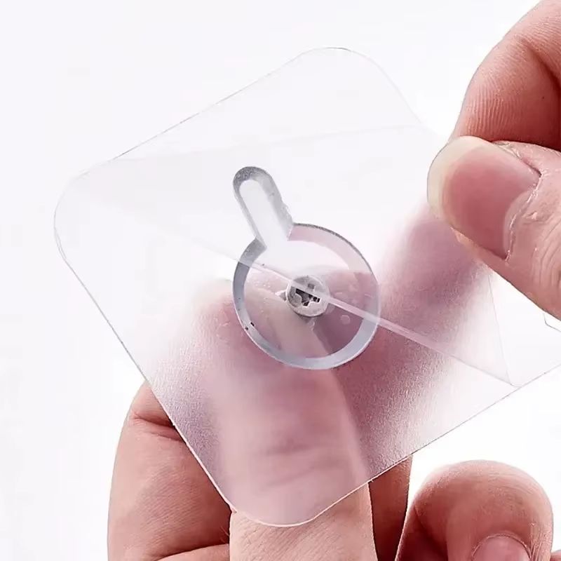 Multi-Pack Self-Adhesive Wall Hooks Transparent Strong Sticky Wall Hangers