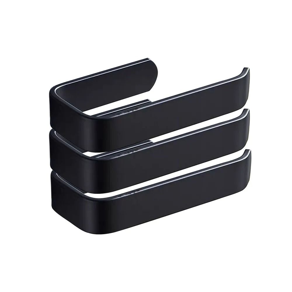 Self Adhesive Wall Mounted Towel Rack Bathroom Towel Holder and Toilet Paper Hanger