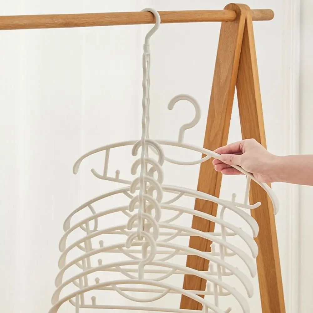10 Hole Space Saving Clothes Hanger Multi Garment Closet Organizer