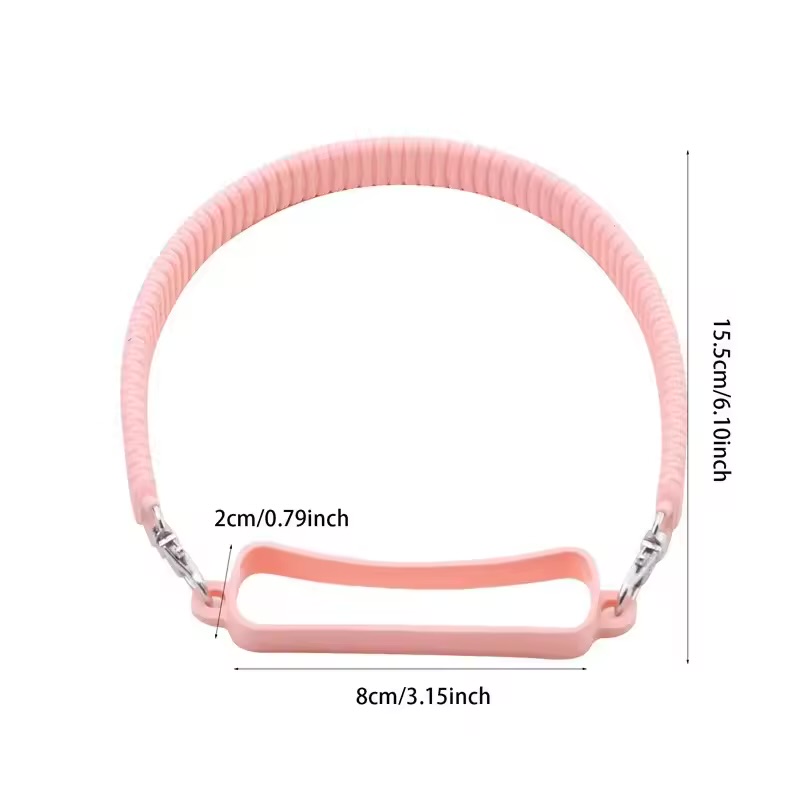 Durable Silicone Water Bottle Sling Strap – Soft, Adjustable Handle for Bottles