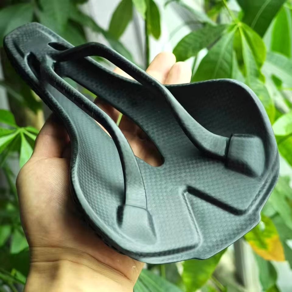 3D Printed Carbon Bike Saddle Ultra Lightweight Cushion for Road and MTB Cycling