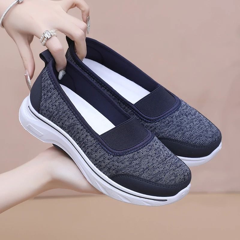 Womens Summer Breathable Mesh Flat Shoes