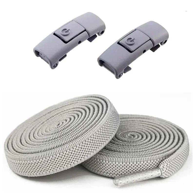 No-Tie Elastic Laces with Press Lock System