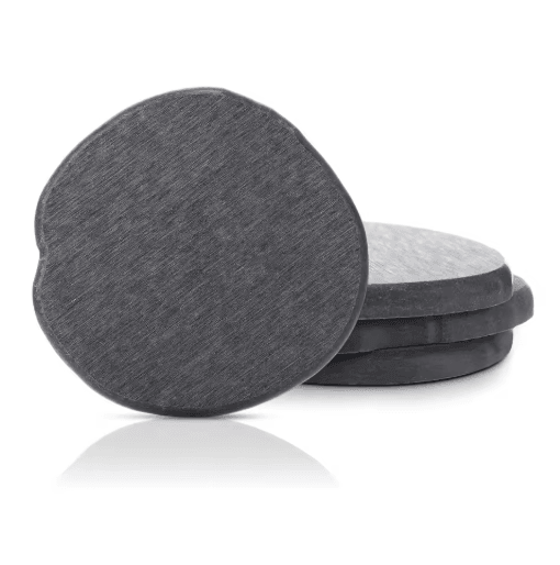 Diatomite Coasters Set Fast Drying Absorbent Non Slip Round Coasters 4 to 8 PCS 4Inch