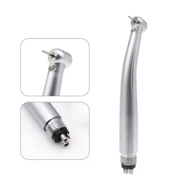 LumiDent LED Dental High Speed Handpiece with Ceramic Bearings and Push Button Design