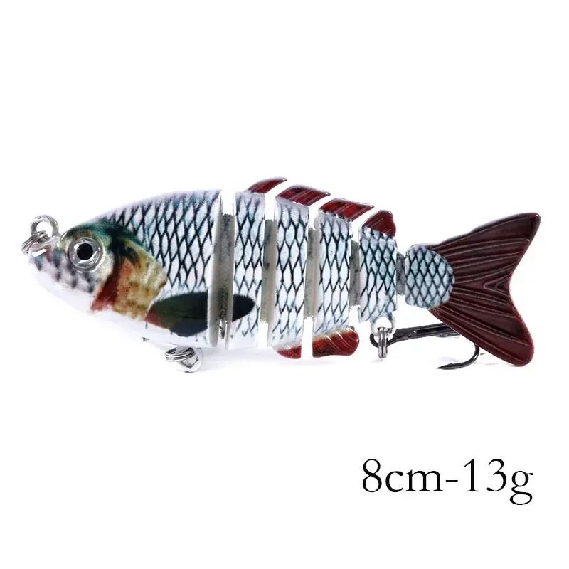Multi Jointed Swimbait Fishing Lure Sinking Hard Bait for Bass