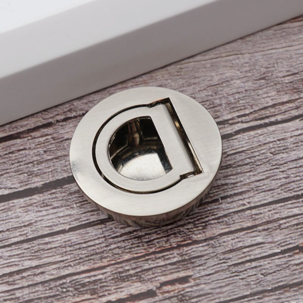 Modern Stainless Steel Recessed Cabinet Handles Hidden Flush Mount Drawer Pulls