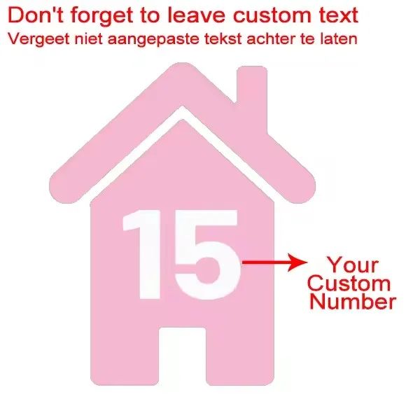 Custom Wheelie Bin Number Vinyl Stickers