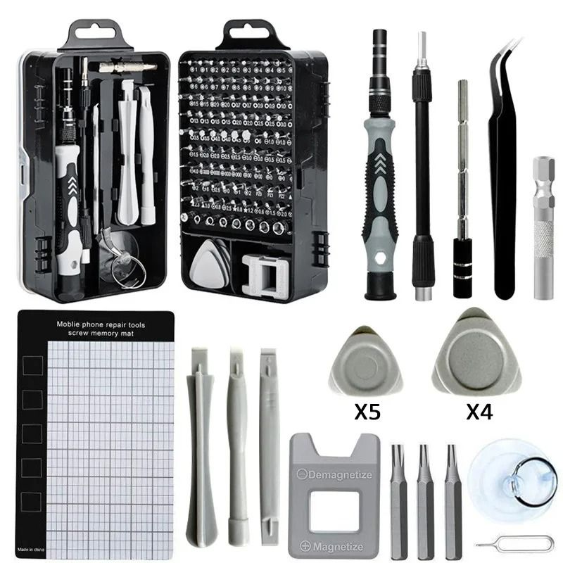 115 in 1 Precision Screwdriver Tool Kit for Phone and Watch Repair