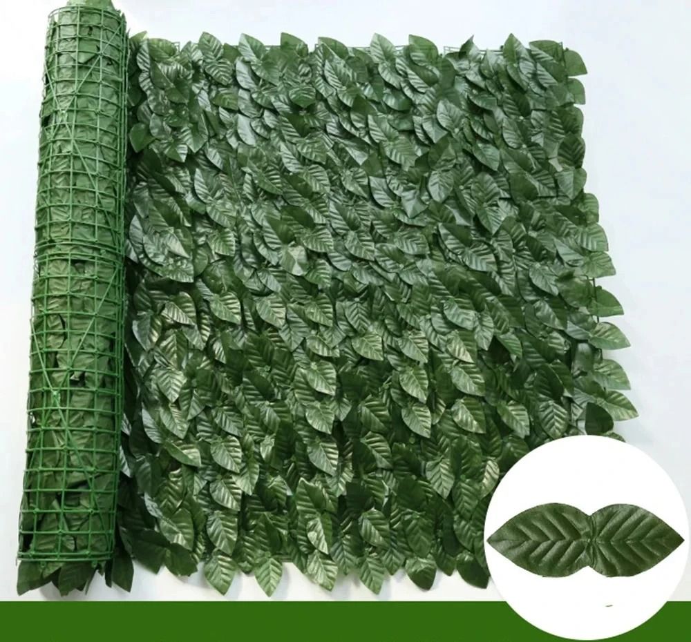 Artificial Ivy Hedge Privacy Fence Panels for Outdoor Garden and Balcony Decorationdec