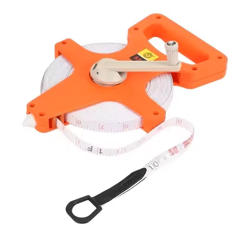 Open Reel Fiberglass Measuring Tape with Inch and Metric Scale in 30m 50m and 100m Lengths