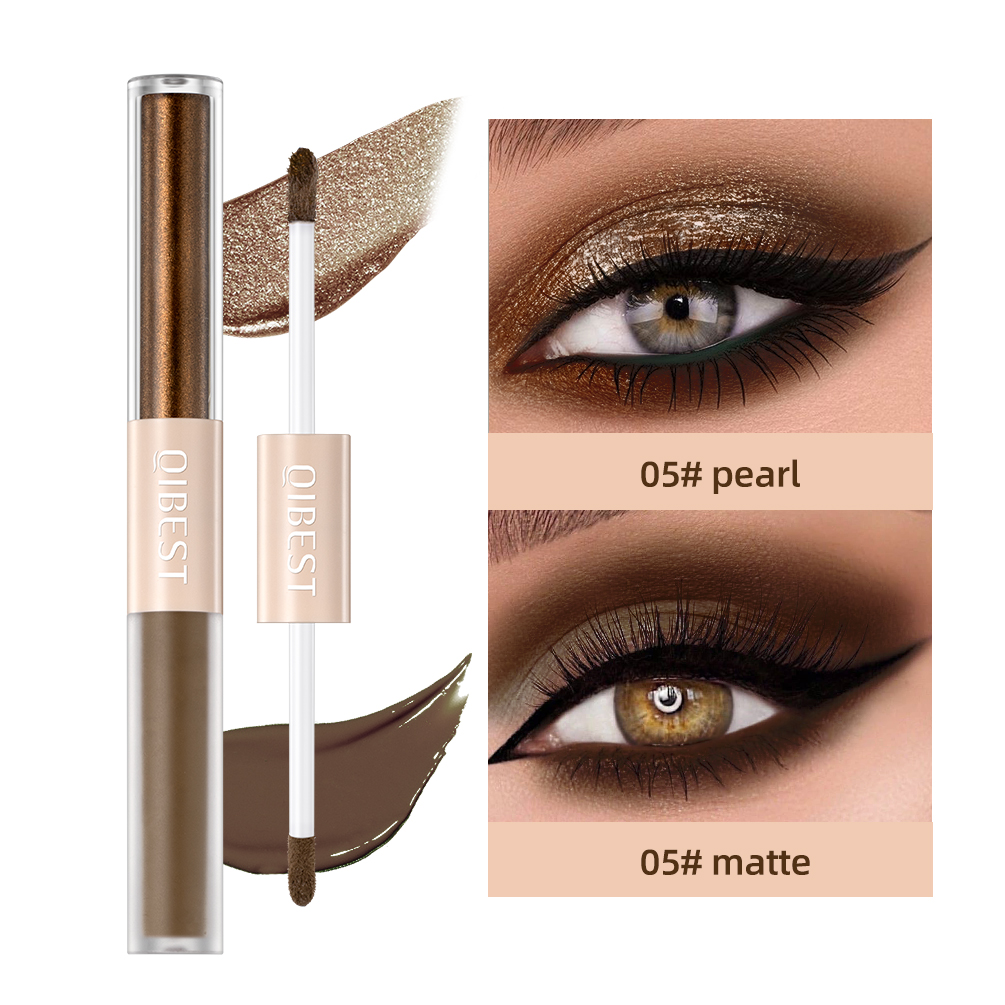 Waterproof Shimmer Highlight Pen, Nude Eye Makeup Liquid, Contour Shadow Stick, Pearly Matte, Eyeshadow Cream Smooth