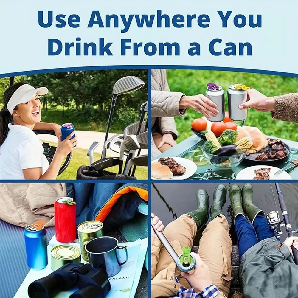Commercial-Grade Beverage & Beer Can Opener – Durable Manual Lift & Push Tool