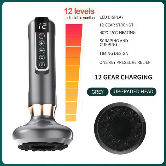 Electric Cupping Therapy & Gua Sha Massager – Infrared Body Slimming & Cellulite Relief Device