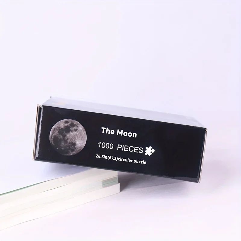 1000 Piece Space Moon Earth Puzzle Matte Finish Giant Galaxy Wall Art Jigsaw