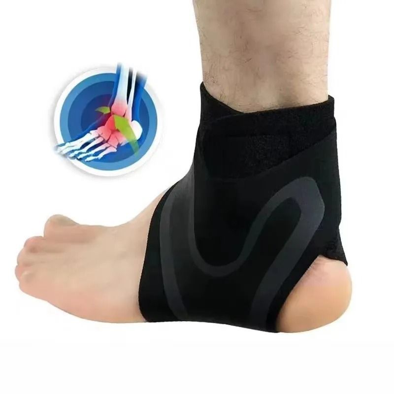 Adjustable Ankle Support Pad Elastic Breathable Sports Brace