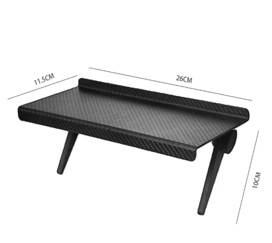 No-Drill Computer & TV Screen Storage Rack – Router & Set-Top Box Organizer