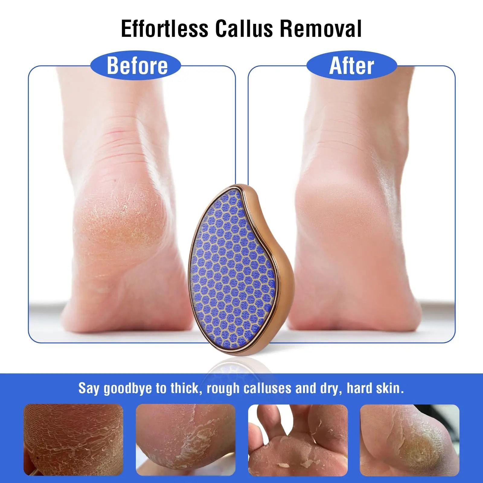 Premium Nano Glass Heel and Foot Scraper for Smooth Skin