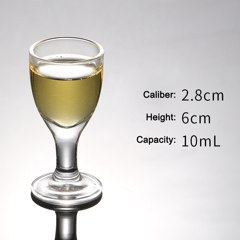 Bar Party Glass Tumblers, Chinese Style Drinking Glass for Vodka Tequila Cordial Espresso Liqueur Shots