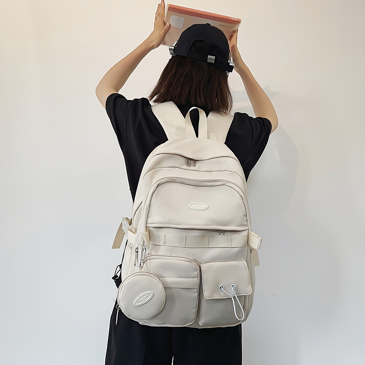 Simple Large Capacity Sports Travel Backpack Versatile Durable Backpack for School Travel and Leisure