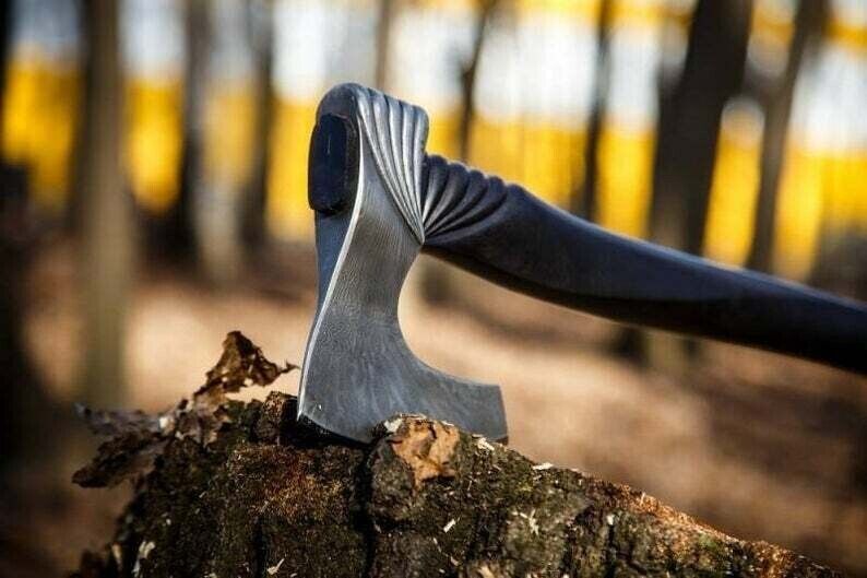 Hand-Forged High Carbon Steel Axe Head | 20