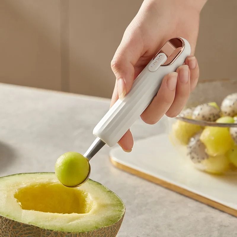 Watermelon Ball Scoop Stainless Steel Fruit Ice Cream Digger Kitchen Tool