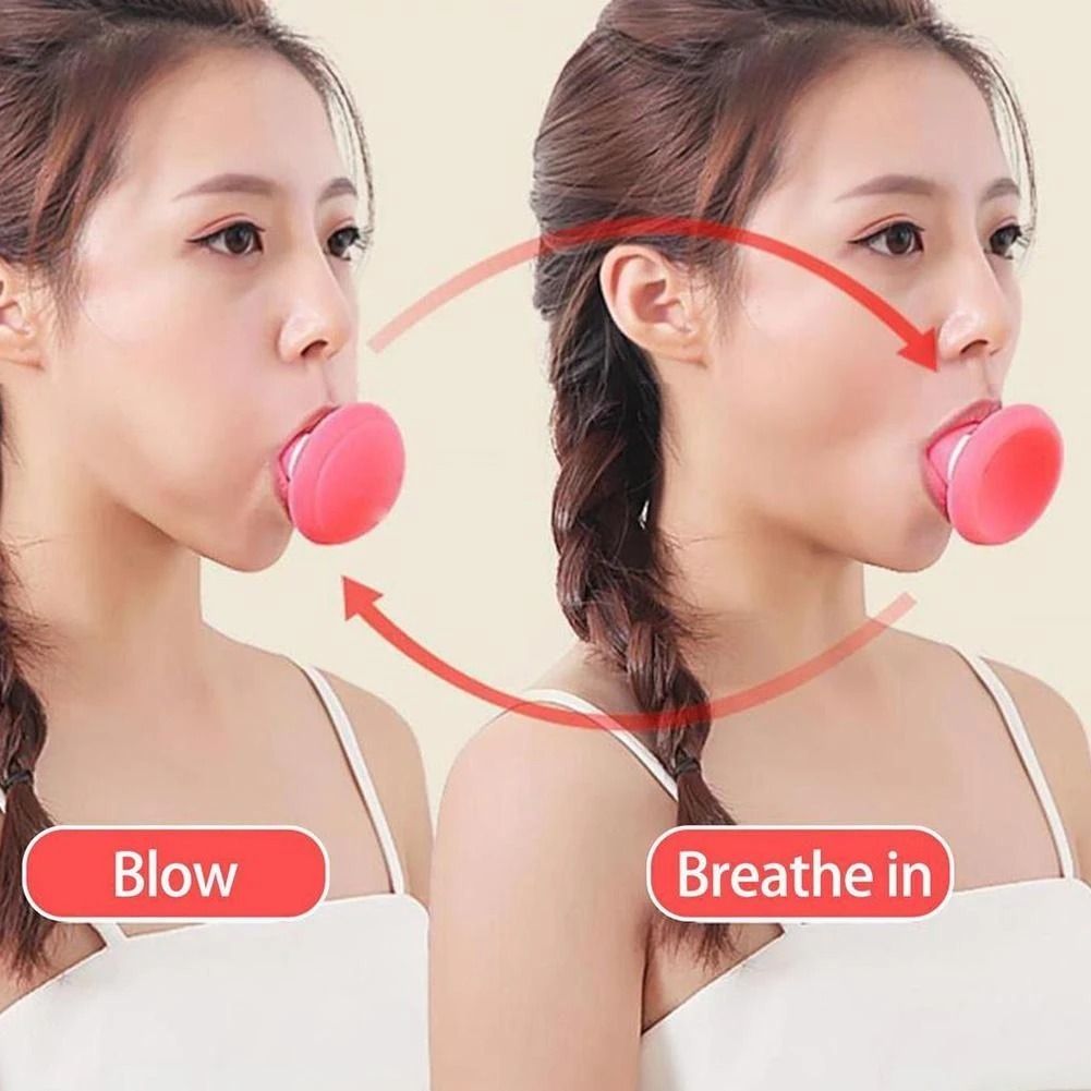 Silica Gel Mouth Jaw Exerciser Slimming Face Lift Tool