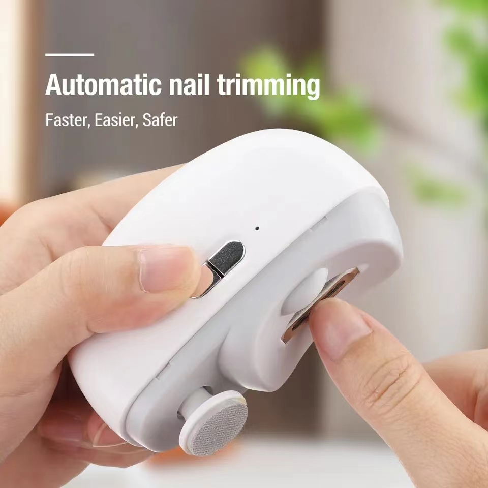 Portable Electric Nail Clipper & Grinder Multifunctional Automatic Manicure Tool