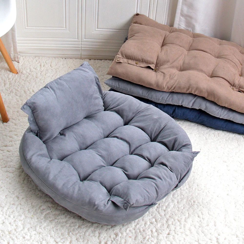 3-in-1 Multifunction Pet Bed Mat – Soft Warm Dog & Cat Sofa Cushion Nest