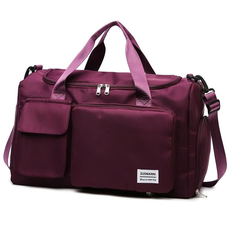 UNIXINU Carry On Travel Duffle Bag Large Capacity with Shoe Compartment